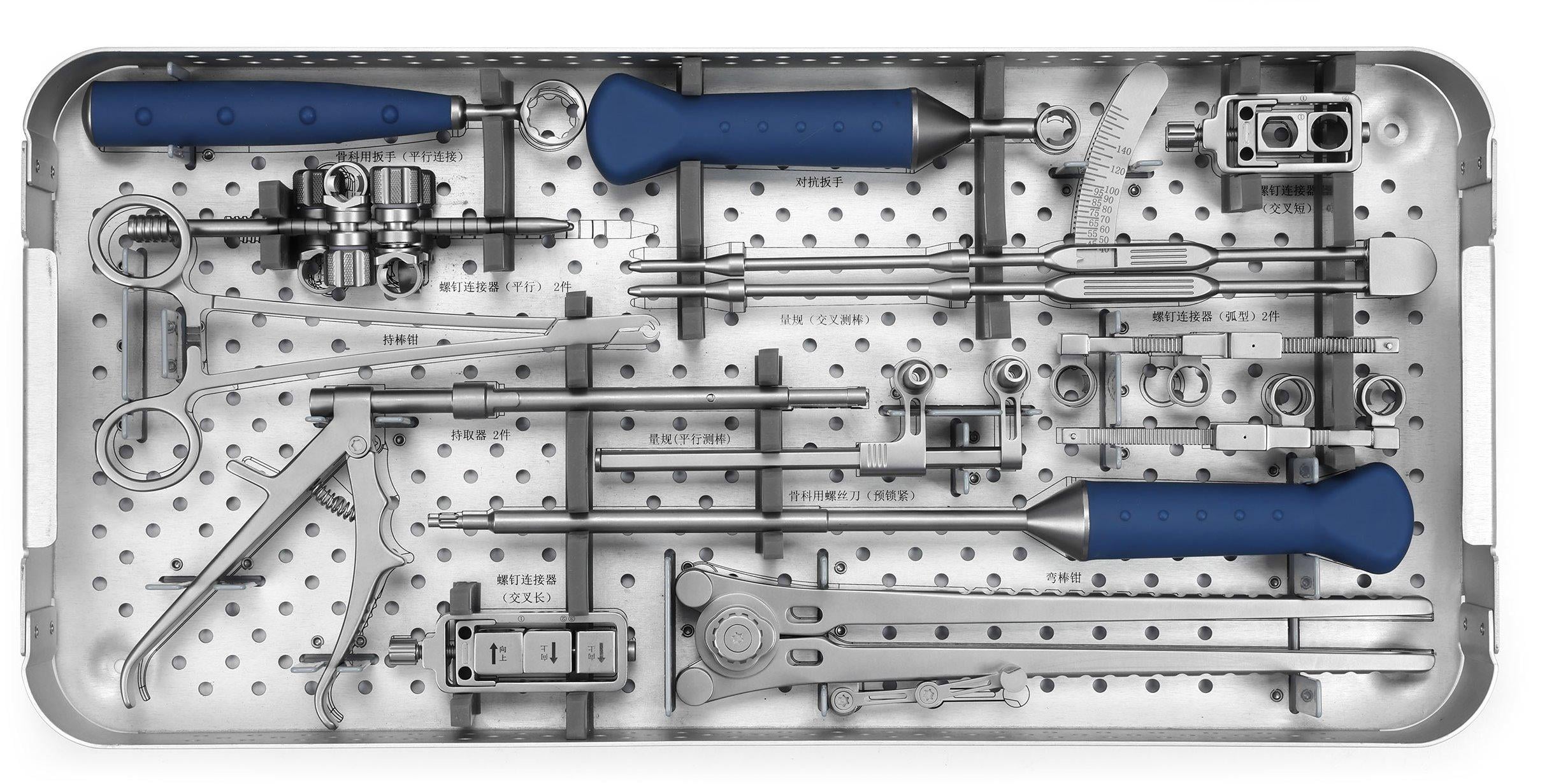 MIS Gefenestreerde Pedikel Schroef Systeem Instrumentenset