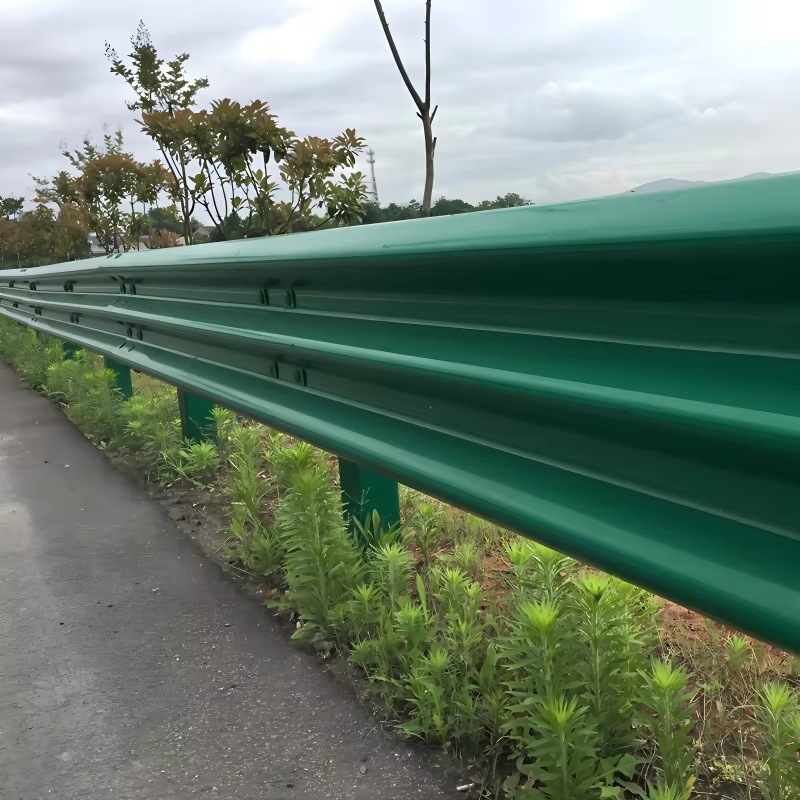 BXHL11  Beam Steel Highway Guardrail Crash Barrier Outdoor Safety Protection with Plastic Material