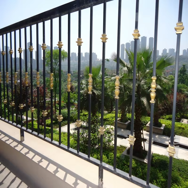 Galvanized Steel Balcony Railings Outdoor - Corrosion-Resistant & Modern Railing Design for Balconies