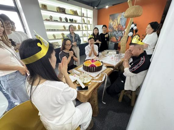 Warm & Sweet Q1 Team Birthday Celebration at Our company