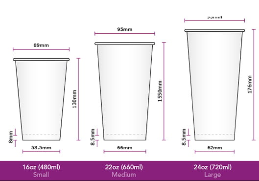 The machine can be applied to a wide range of sizes.