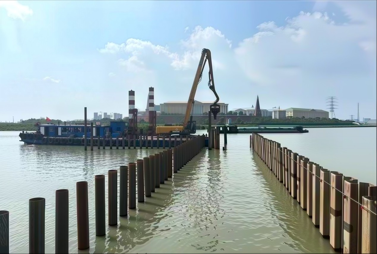 From Top-Clamp to Side-Clamp: Anteng Excavator-Mounted Hammers Build Multi-Scenario Piling Solutions3