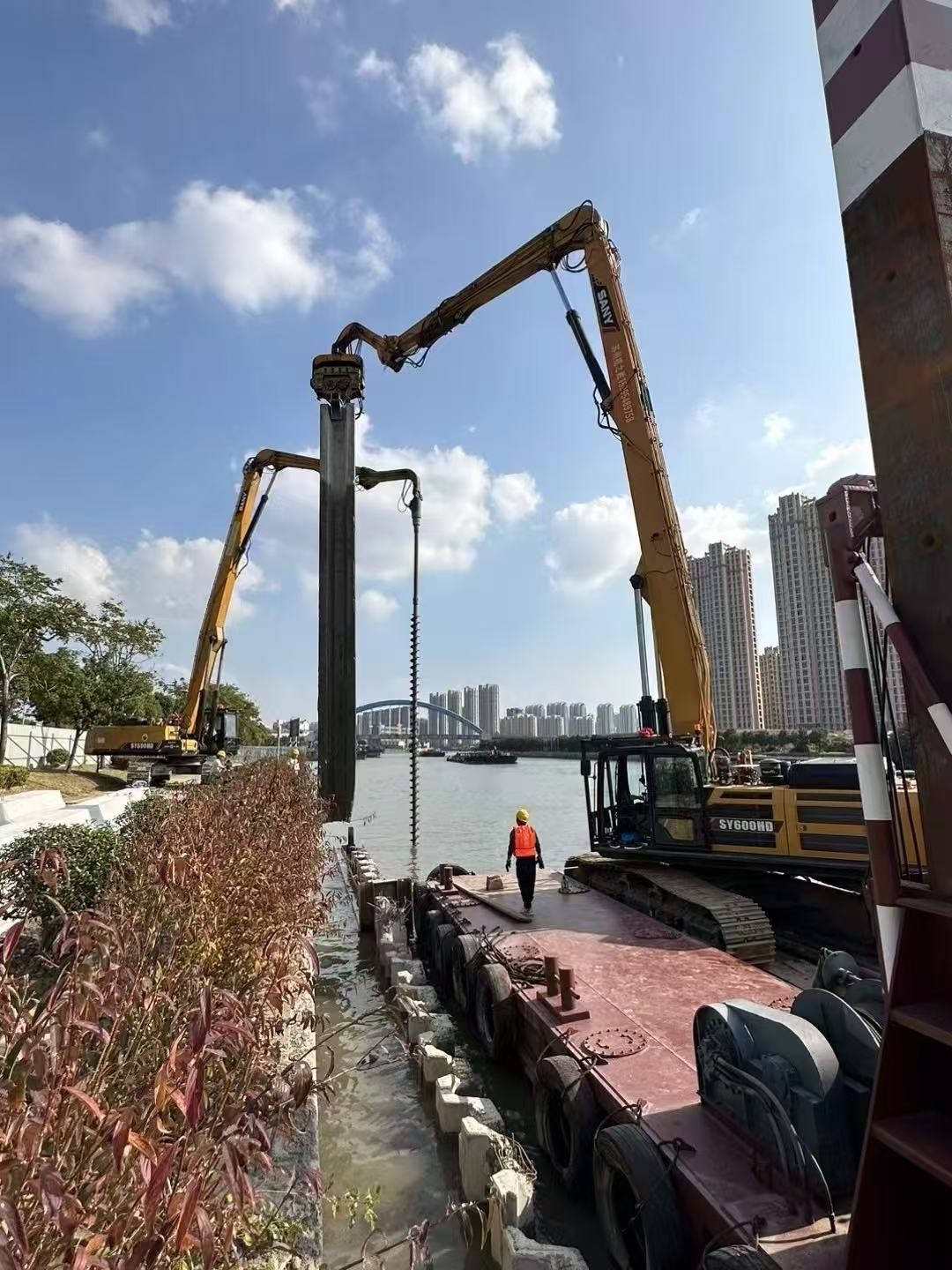Resilient City Construction Gains Momentum: Anteng Piling Equipment Serves Flood Control, Bank Protection and River Regulation Projects3