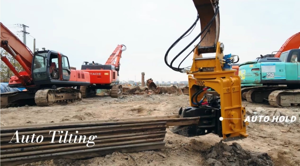 From Top-Clamp to Side-Clamp: Anteng Excavator-Mounted Hammers Build Multi-Scenario Piling Solutions4