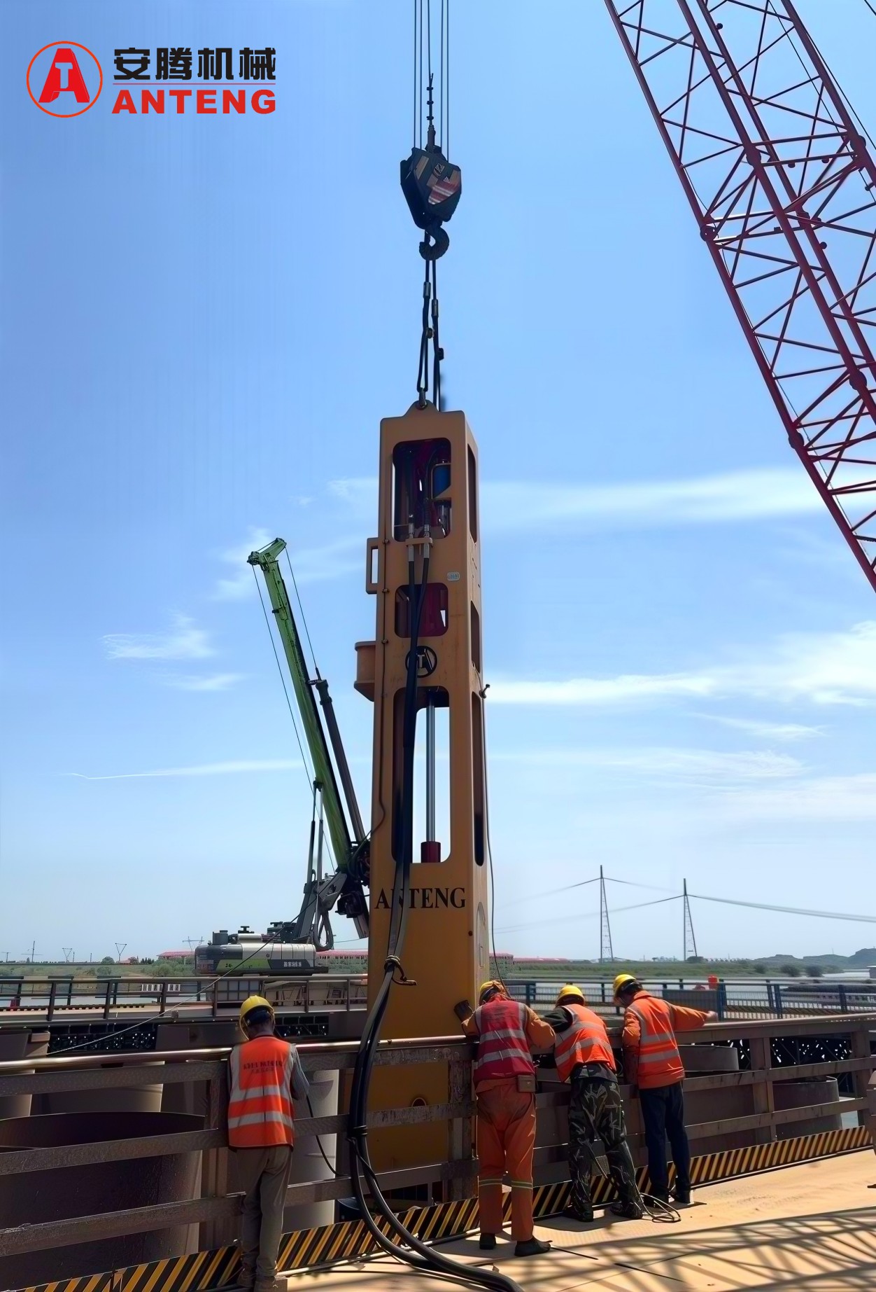 Field-Proven Power for Infrastructure: Jiangsu Anteng AC Series Impact Hammers Adapt Efficiently to Diverse Pile Foundation Projects3