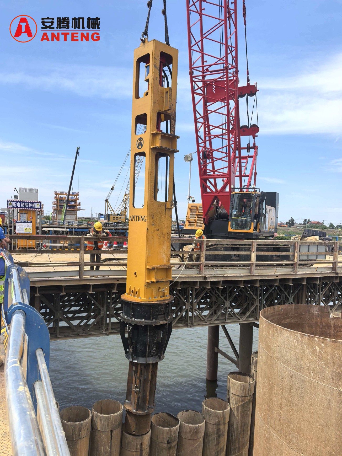 Field-Proven Power for Infrastructure: Jiangsu Anteng AC Series Impact Hammers Adapt Efficiently to Diverse Pile Foundation Projects2