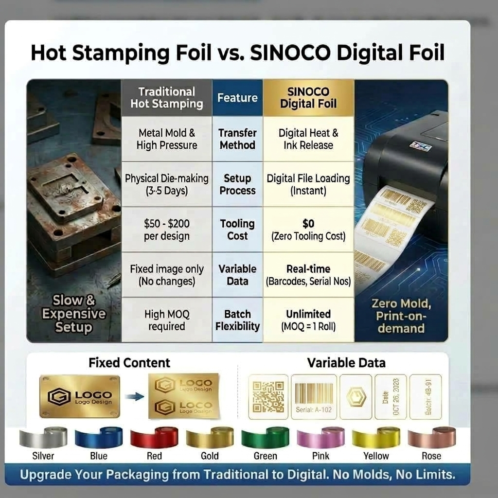 Hot Stamping Foil vs Thermal Transfer Ribbon: A Complete Guide to Technical Differences and Cost-Benefit Analysis