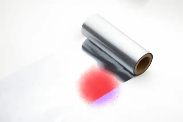UV Security Ribbon SNR8010UV Silver to Red