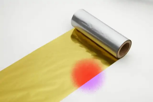 UV Security Ribbon SNR8020UV Gold to Red