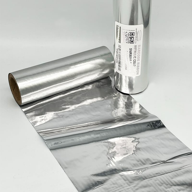 Metallic Silver Ribbon SNR8010