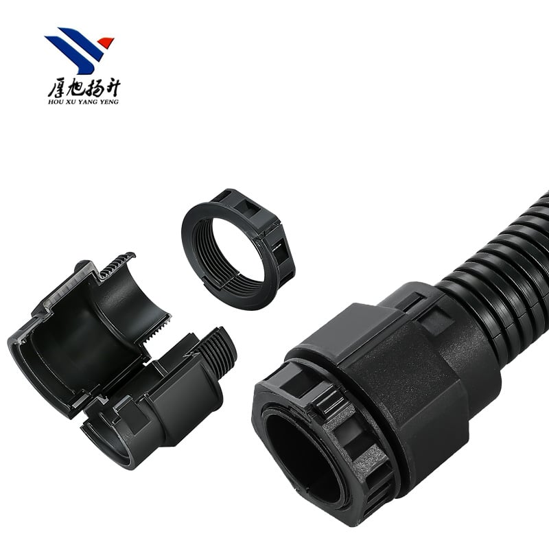 Nylon PA66 Open Type Quick Connector No Need to Remove Wire for Installation