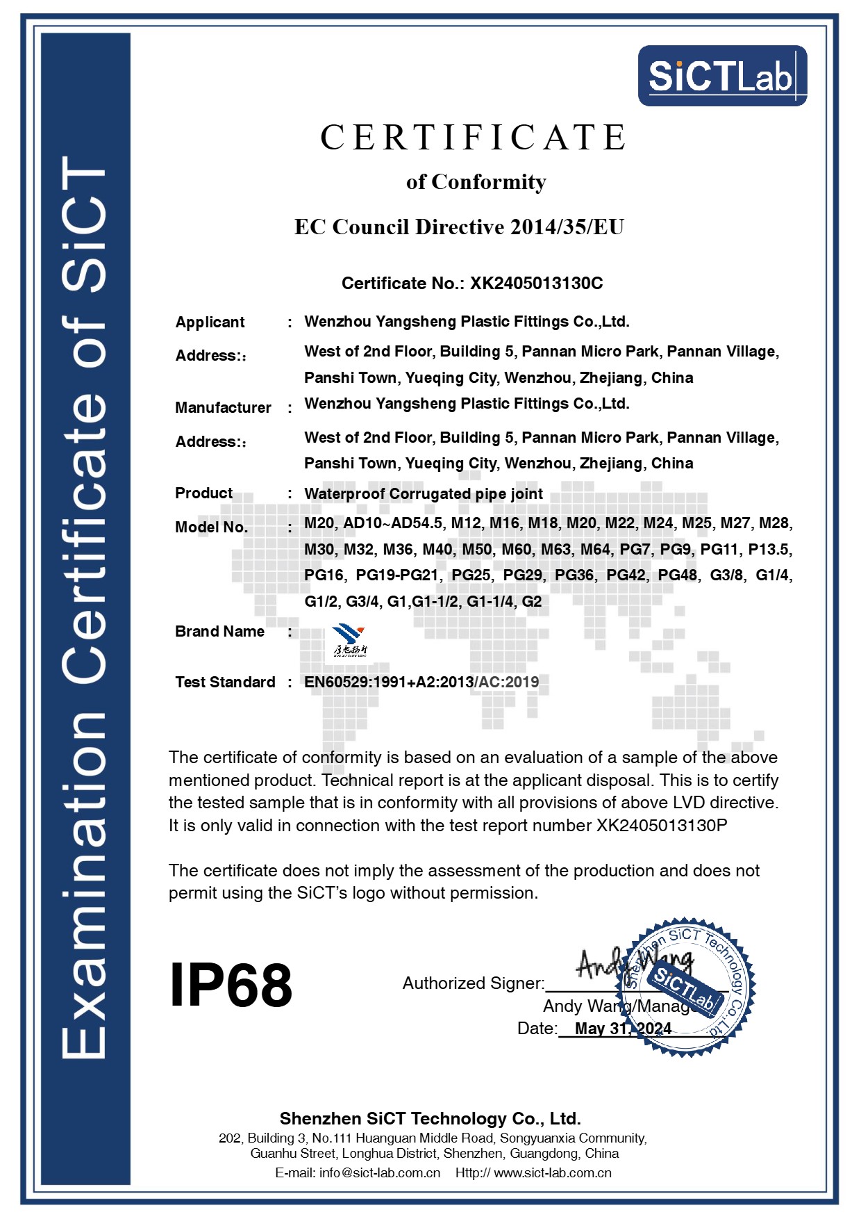 IP68-Joint