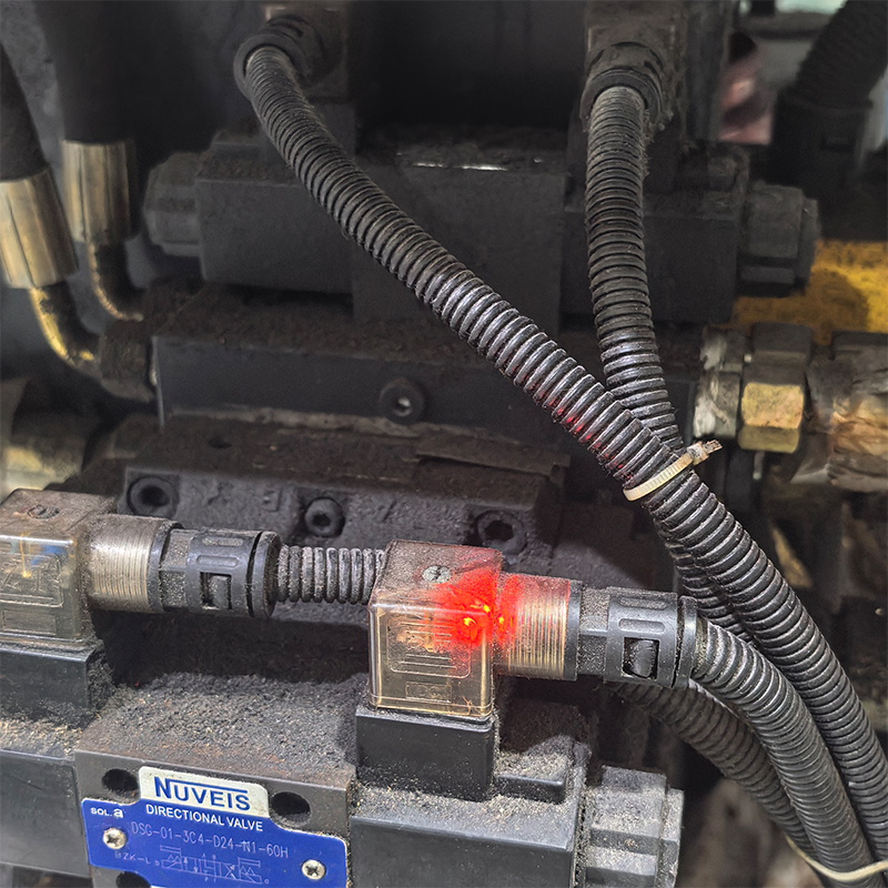 Quick Elbow Connector Cable Wire & Corrugated Flexible Conduit Plastic details