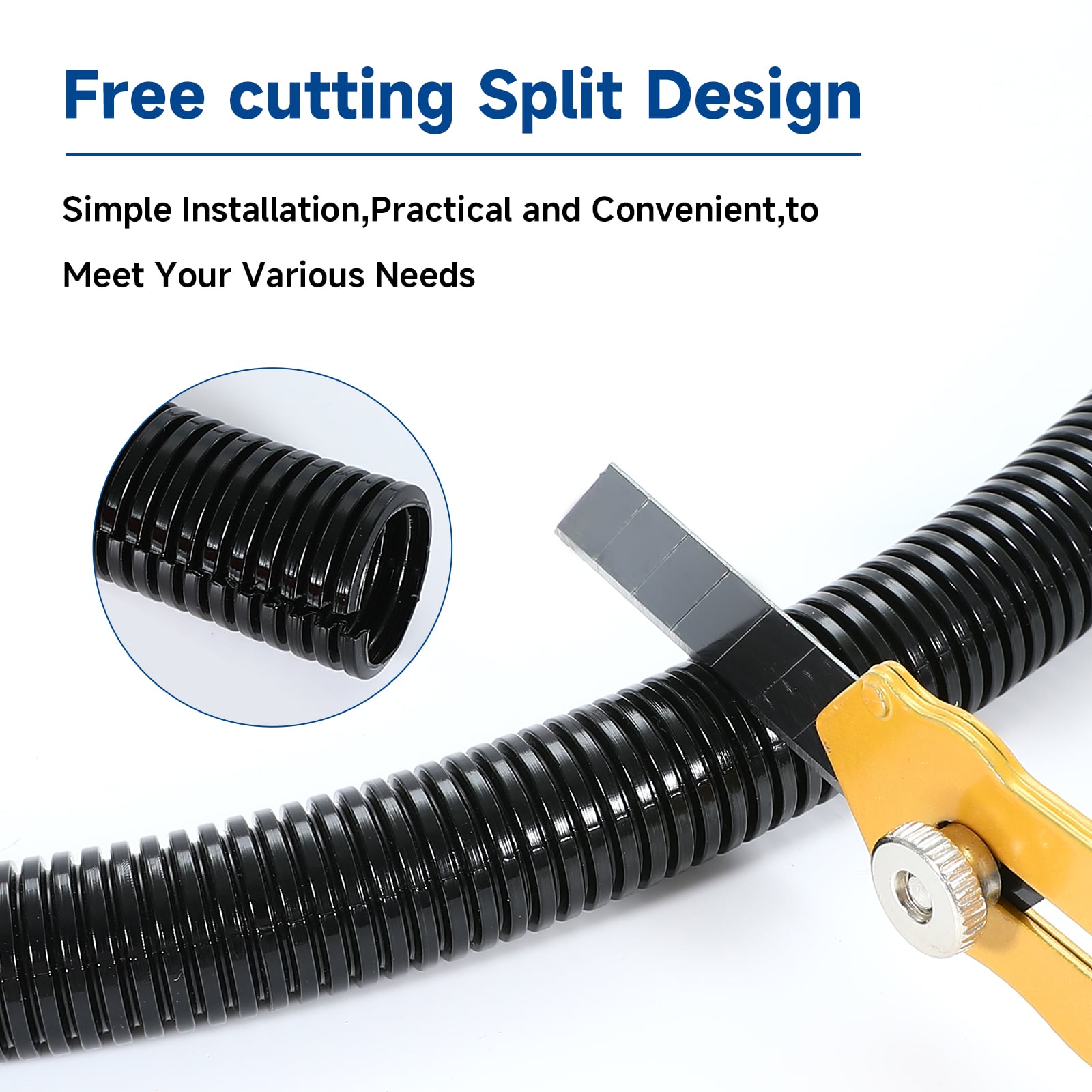 PA66 Flexible Conduit Electric Corrugated Hose Protective Tube Made of Nylon