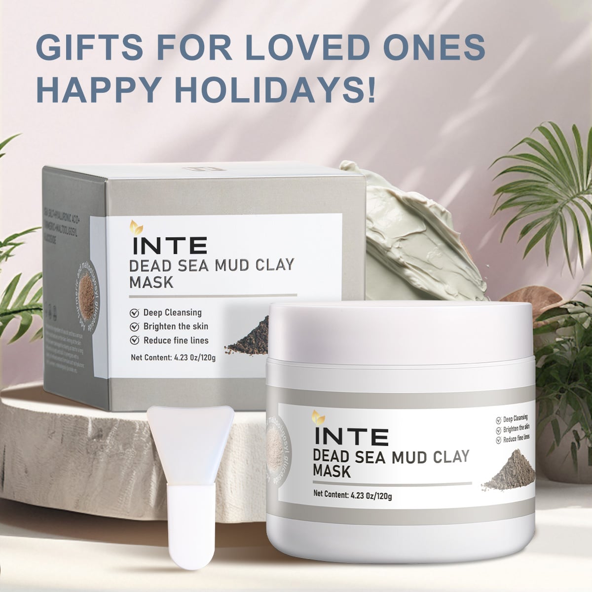 Dead Sea Mud Clay Mask | Deep Cleansing & Soothing Facial Mask | OEM/ODM