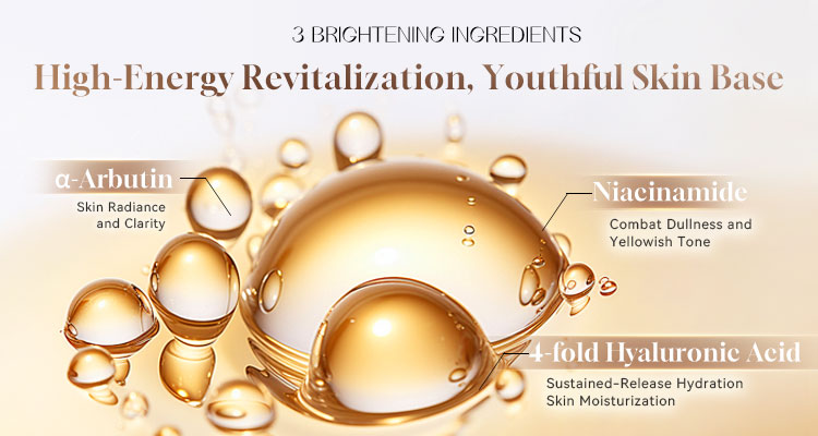 Day and night ampoule sculpting essence with niacinamide arbutin hyaluronic acid and retinol OEM