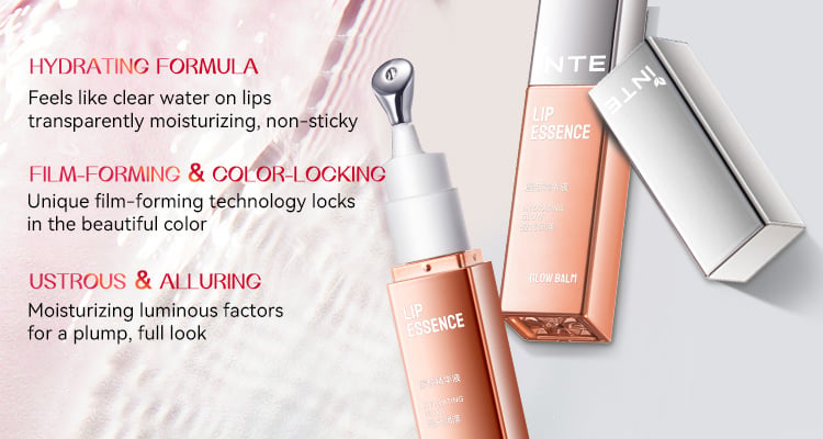 Brightening Lip Essence # Peach-Orange Tone | Hydrating & Repairing Lip Care Gloss | OEM/ODM details
