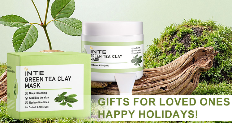 Green tea clay mask for deep cleansing and oil control OEM