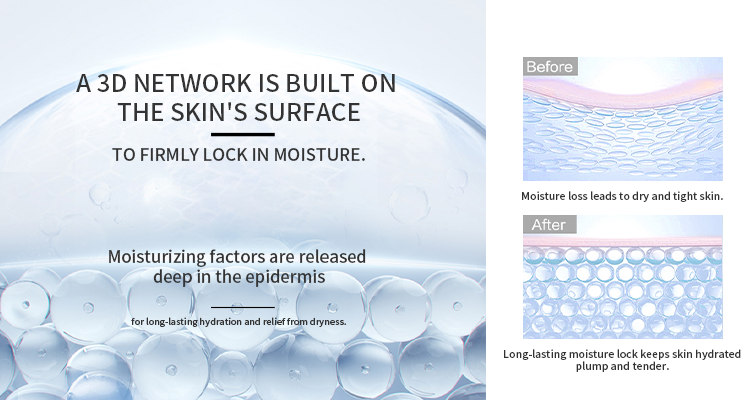 Hyaluronic acid hydrating face serum OEM