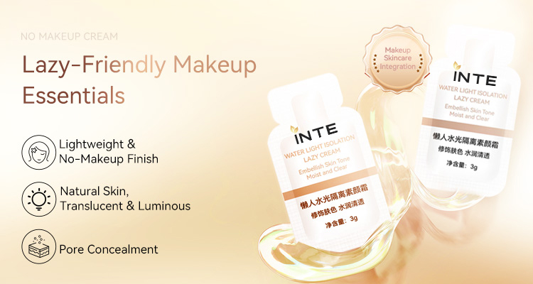 OEM tinted moisturizer trial size private label no makeup look