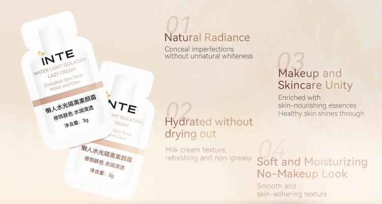 OEM tinted moisturizer trial size private label no makeup look