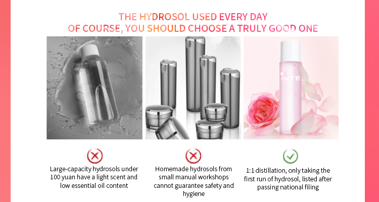 Rose Hydrosol: 100% Pure Rose Water for Hydrating & Brightening Skin | OEM/ODM factory