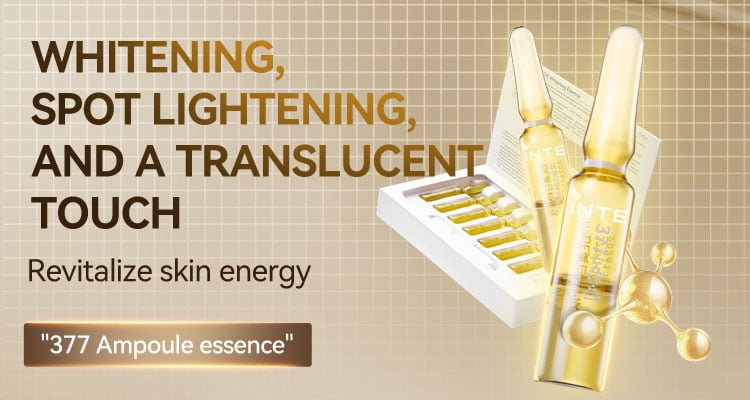OEM 377 whitening ampoule essence private label brightening serum