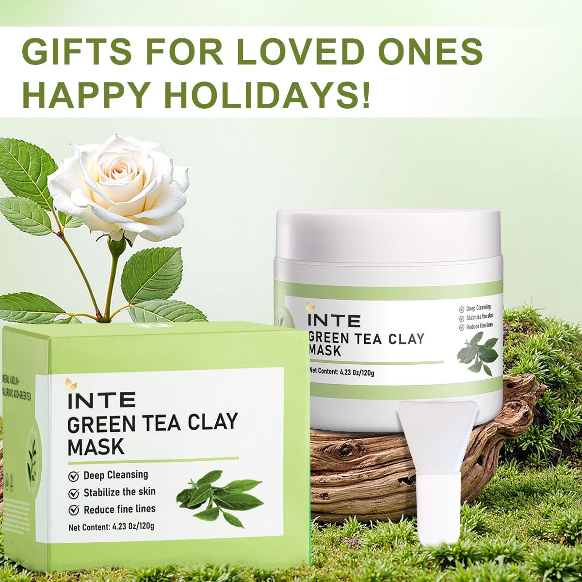 Green Tea Clay Mask | Malalim na Paglilinis at Kontrol sa Langis para sa Pag-aalaga sa Mga Pore | OEM/ODM Facial Mask