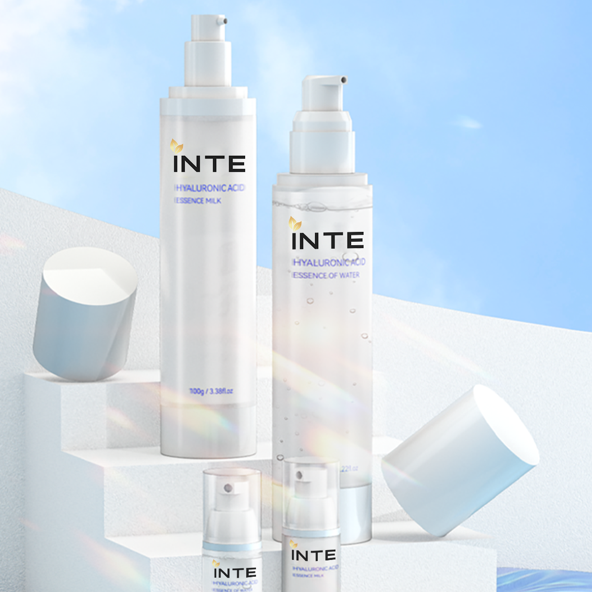 Set ng Hyaluronic Acid Toner at Lotion | 24-oras na Hydration para sa Madaling Irritate na Balat | OEM/ODM Skincare Gift Set