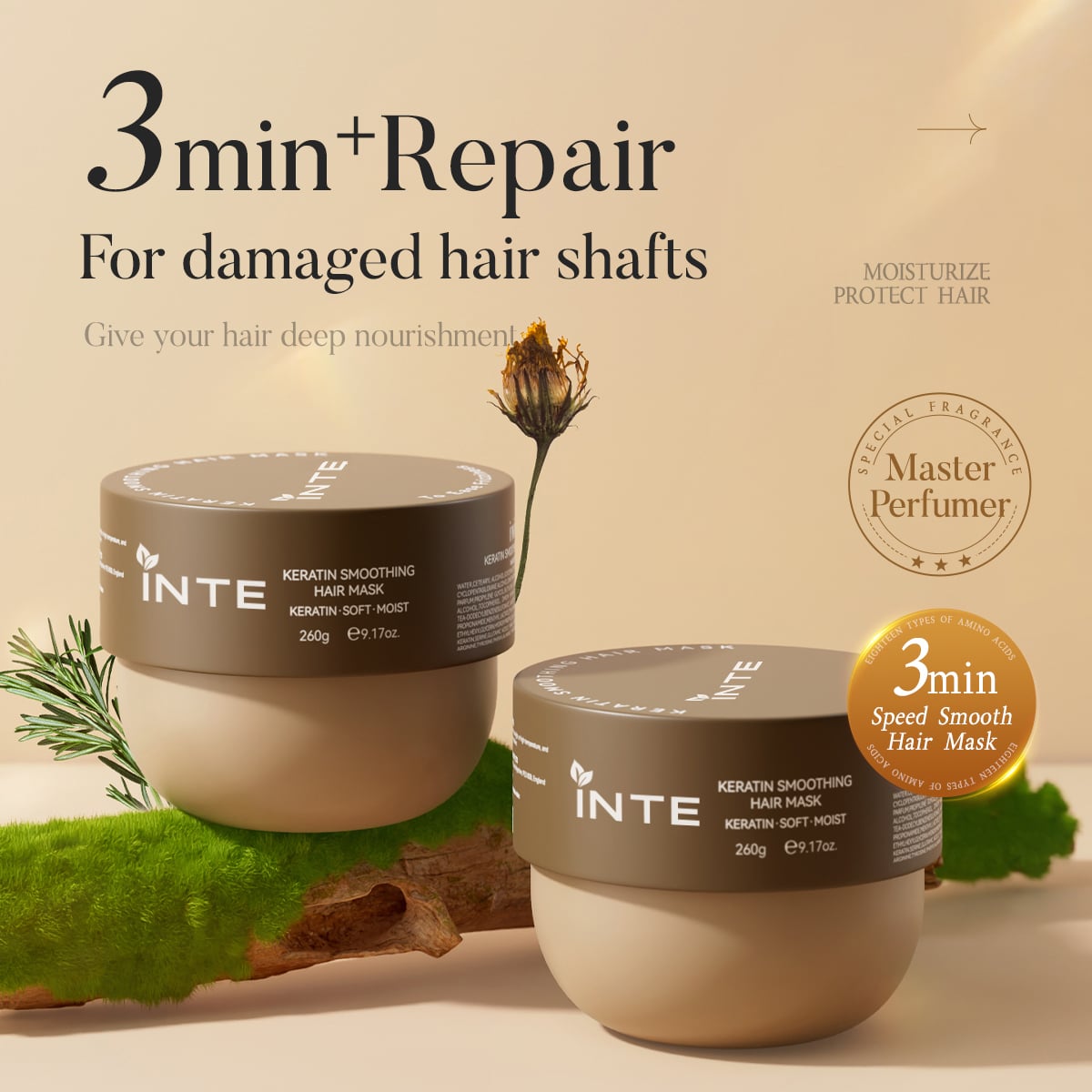 Keratin Smoothing Hair Mask