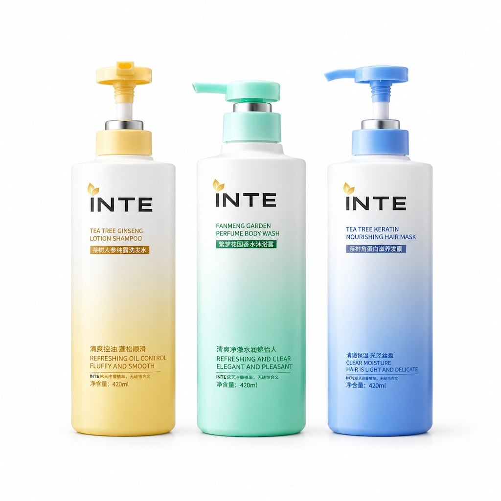 OEM&ODM Airy Fresh Fragrance Hair & Shower Care Trio Set