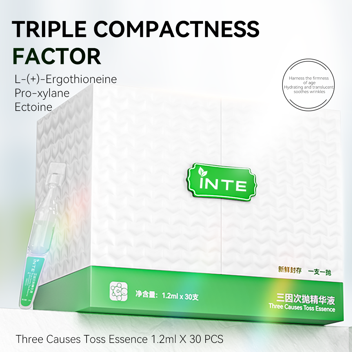 Three - Factor Single - Use Ampoule Essence