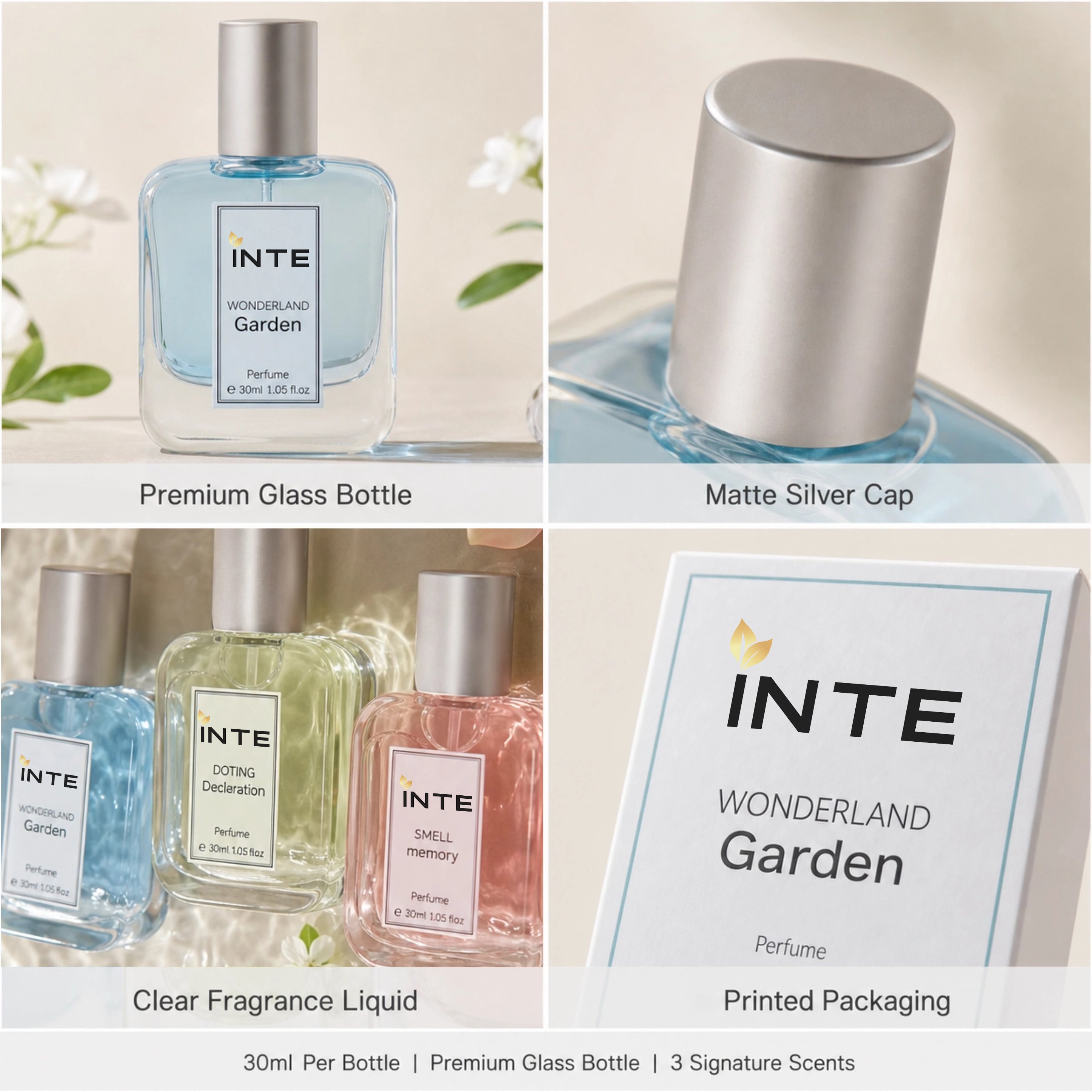 Scent Whisper 3 In 1 Perfume Collection Wonderland Doting Smell Memory Floral Eau De Toilette Gift Set Private Label Custom Logo Women Perfume Kit Wholesale