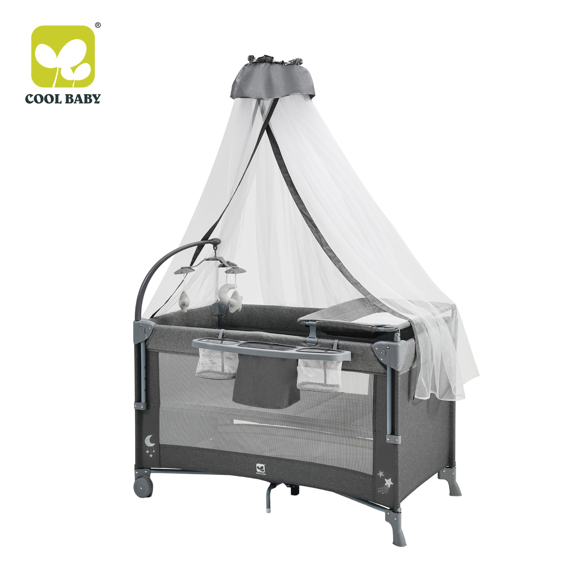 KDD10 Cool Baby Newest Portable Baby Playpen With Large Entrance Door for New Born and Toddlers