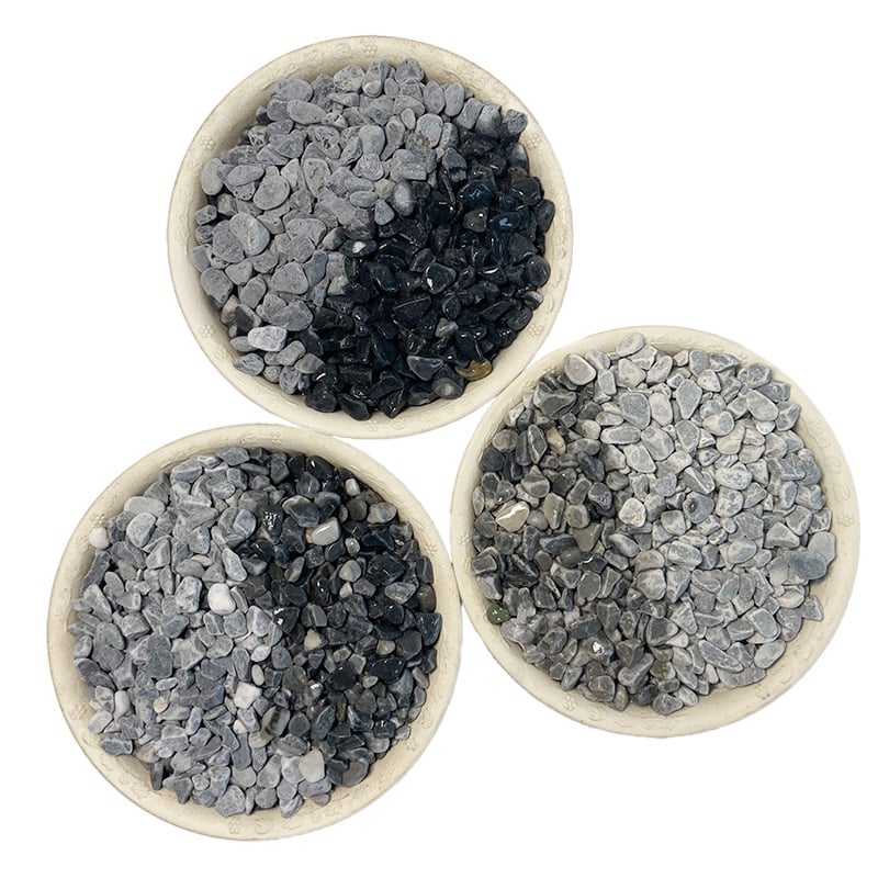 Natural Grey Crushed Gravel Decorative Stone for Garden & Aquarium Landscaping