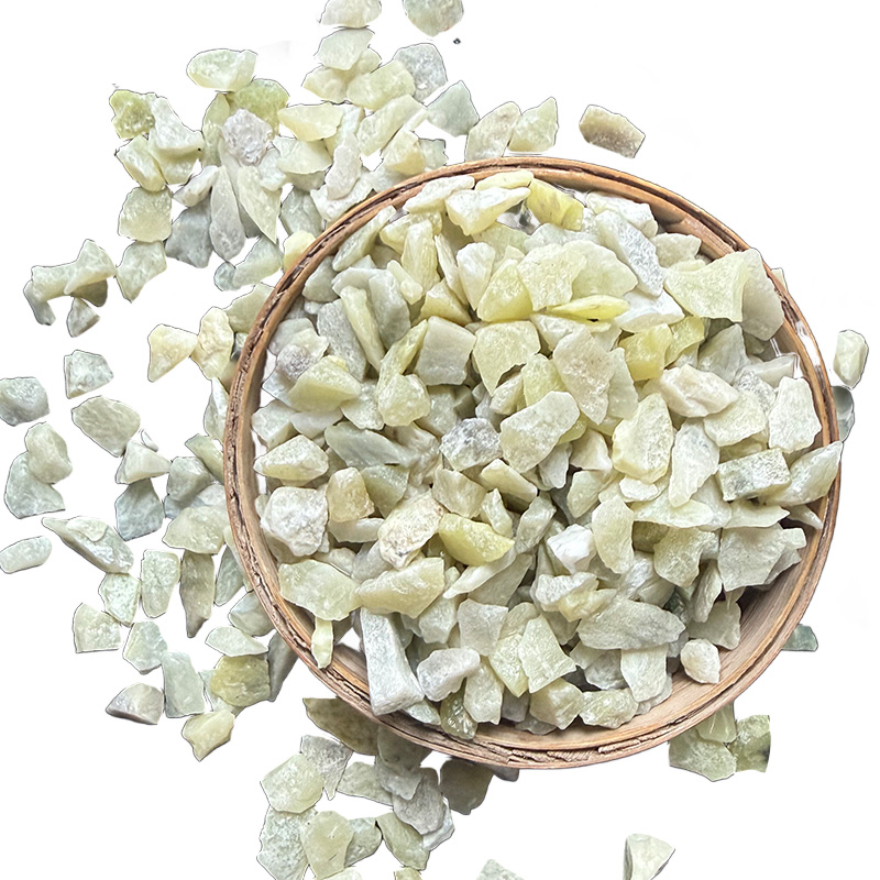 Bulk Phoenix Green Crushed Stone Colored Aggregate for Epoxy Flooring & Garden Landscaping