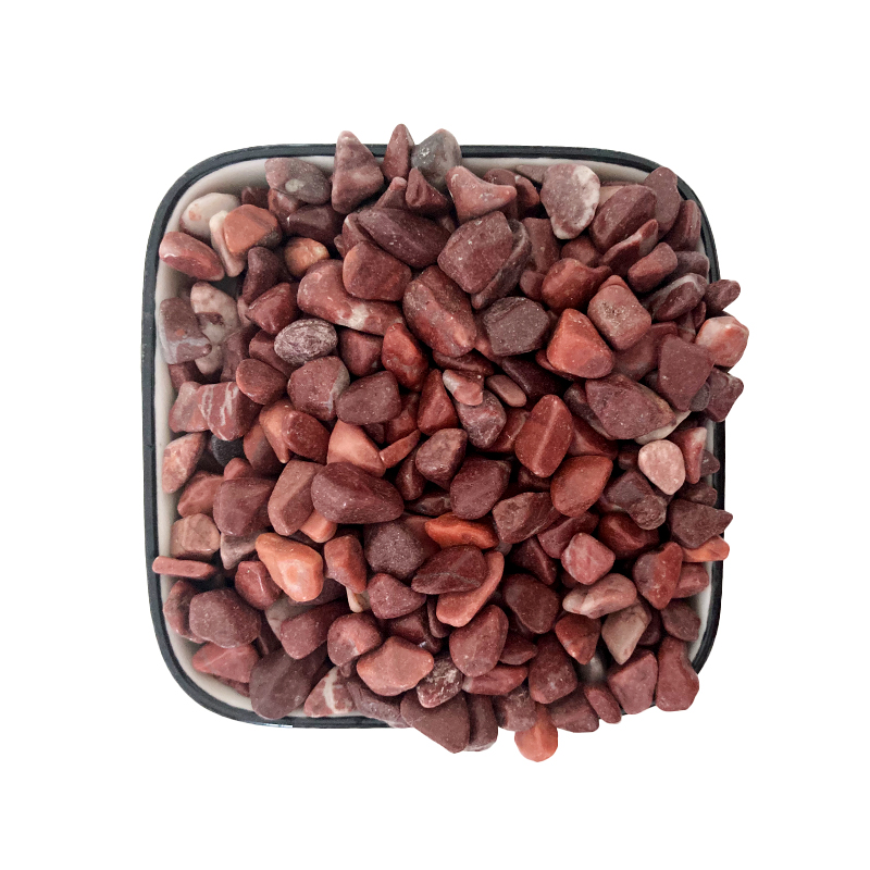 Bulk Carmine Red Crushed Stone Colored Aggregate for Epoxy Flooring & Garden Landscaping