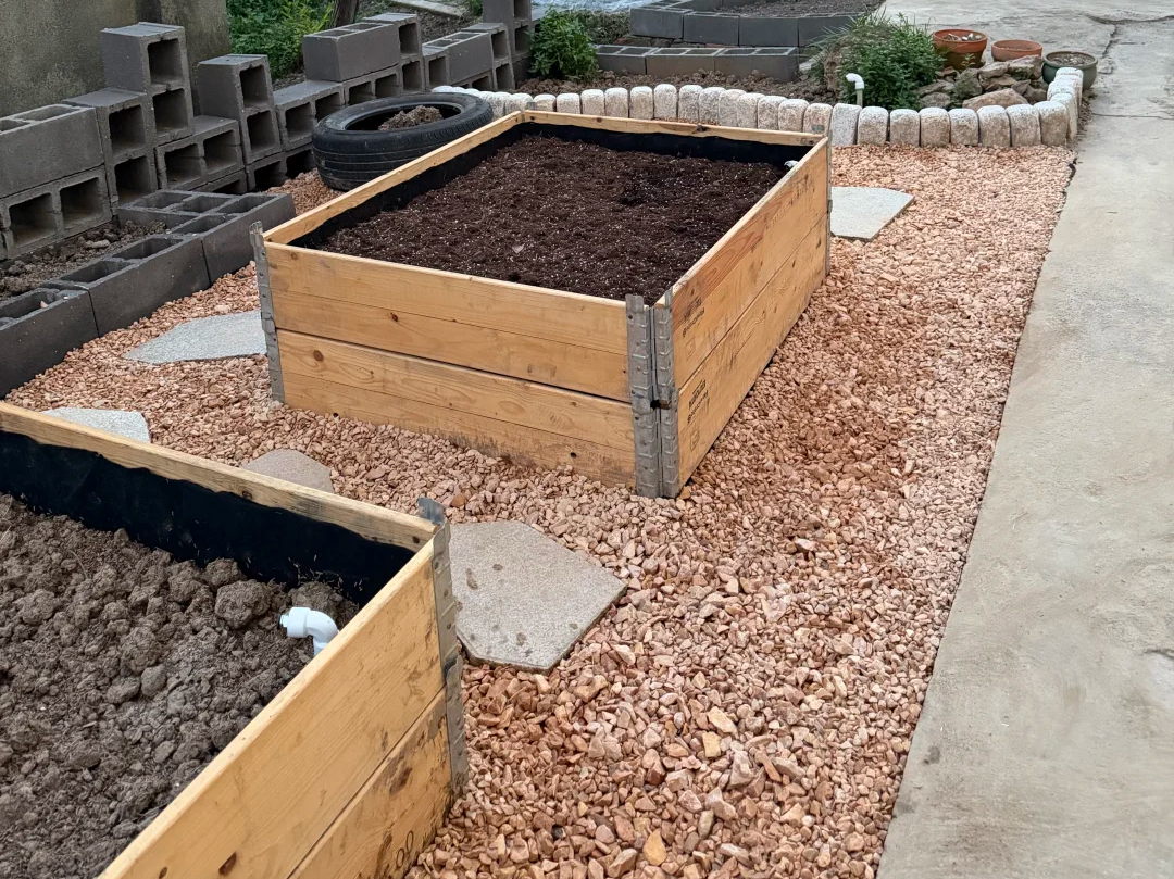 Home Vegetable Garden Renovation Plan The Perfect Combination of Vermiculite for Seedlings and Gravel for Garden Paths (3).png