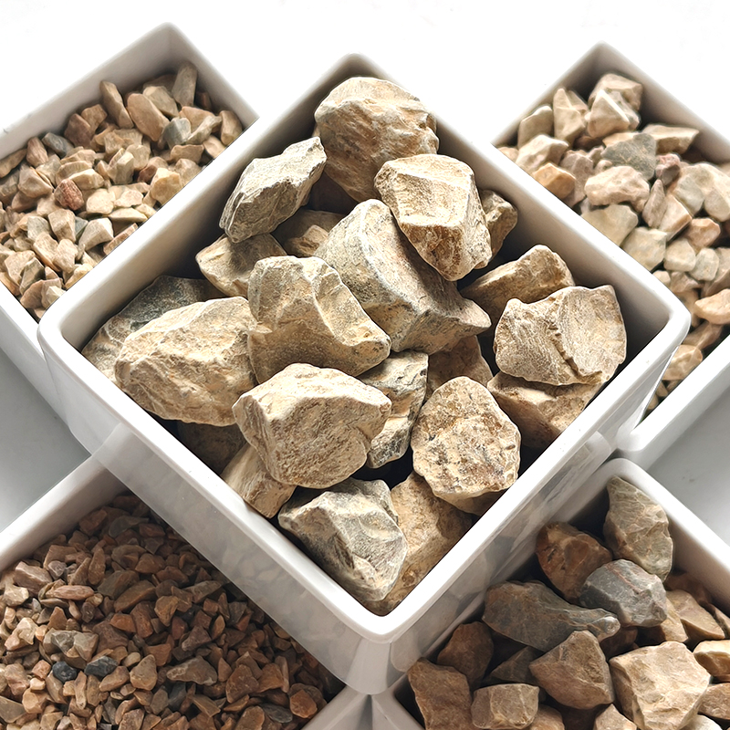 Bulk Natural Yellow Gravel MultiSize Aggregate for Flooring Construction & Garden Landscaping