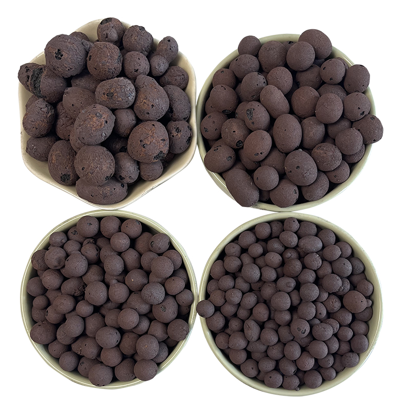 Expanded Clay Pebbles Porous Media for Garden Potted & Hydroponic Plants