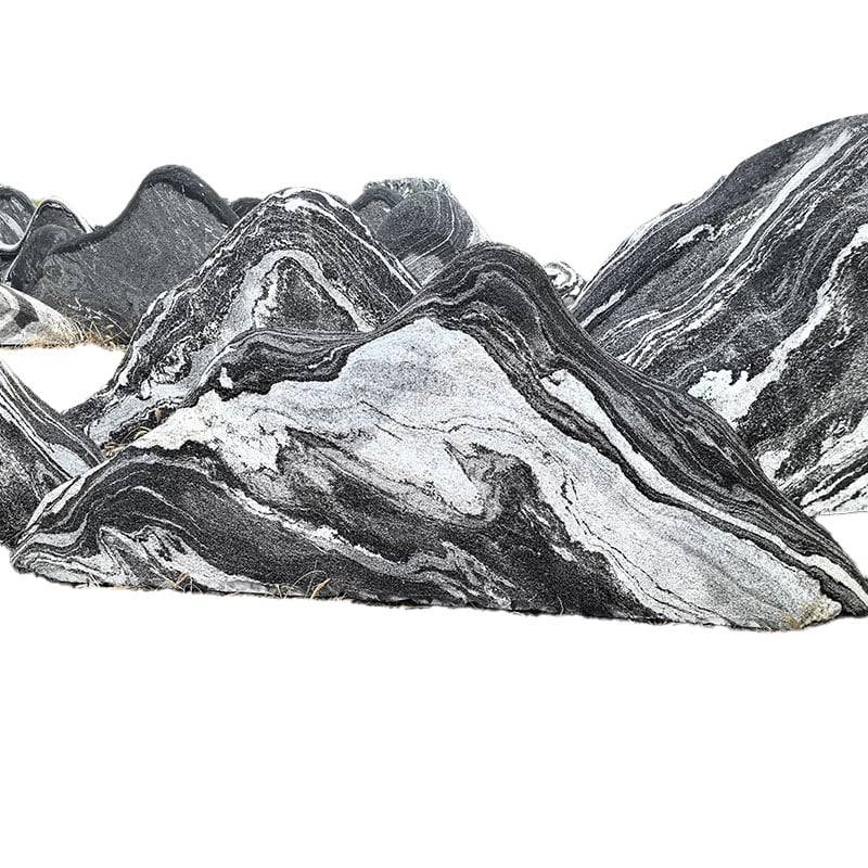 Textured Snow Wave Stone Slab Decorative Rock Villa Courtyard Landscaping Material