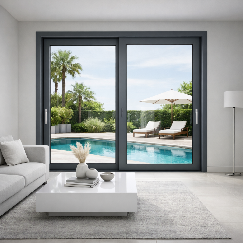 168 Series Heavy-Duty Aluminum Sliding Door System