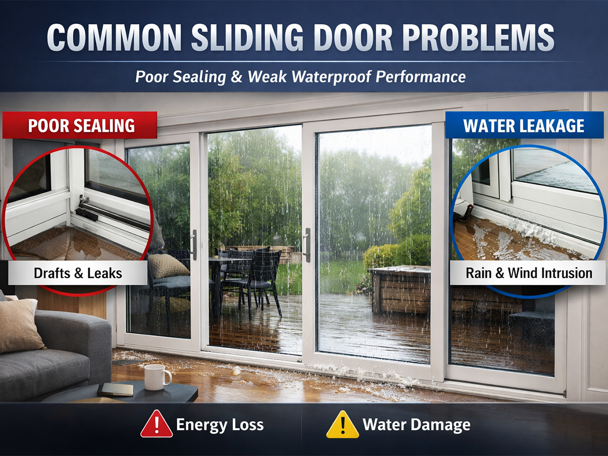 Compression-Seal Door to Solve Sliding Door Waterproofing and Sealing Issues