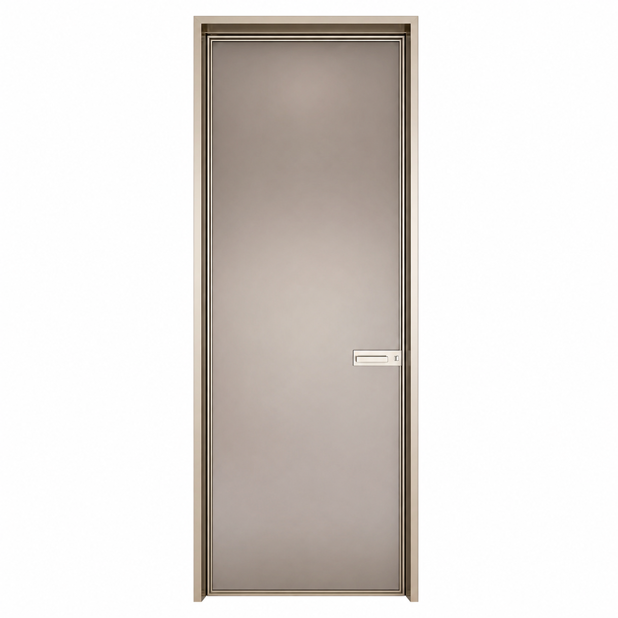 Ultra-Slim Aluminum Hinged Glass Door