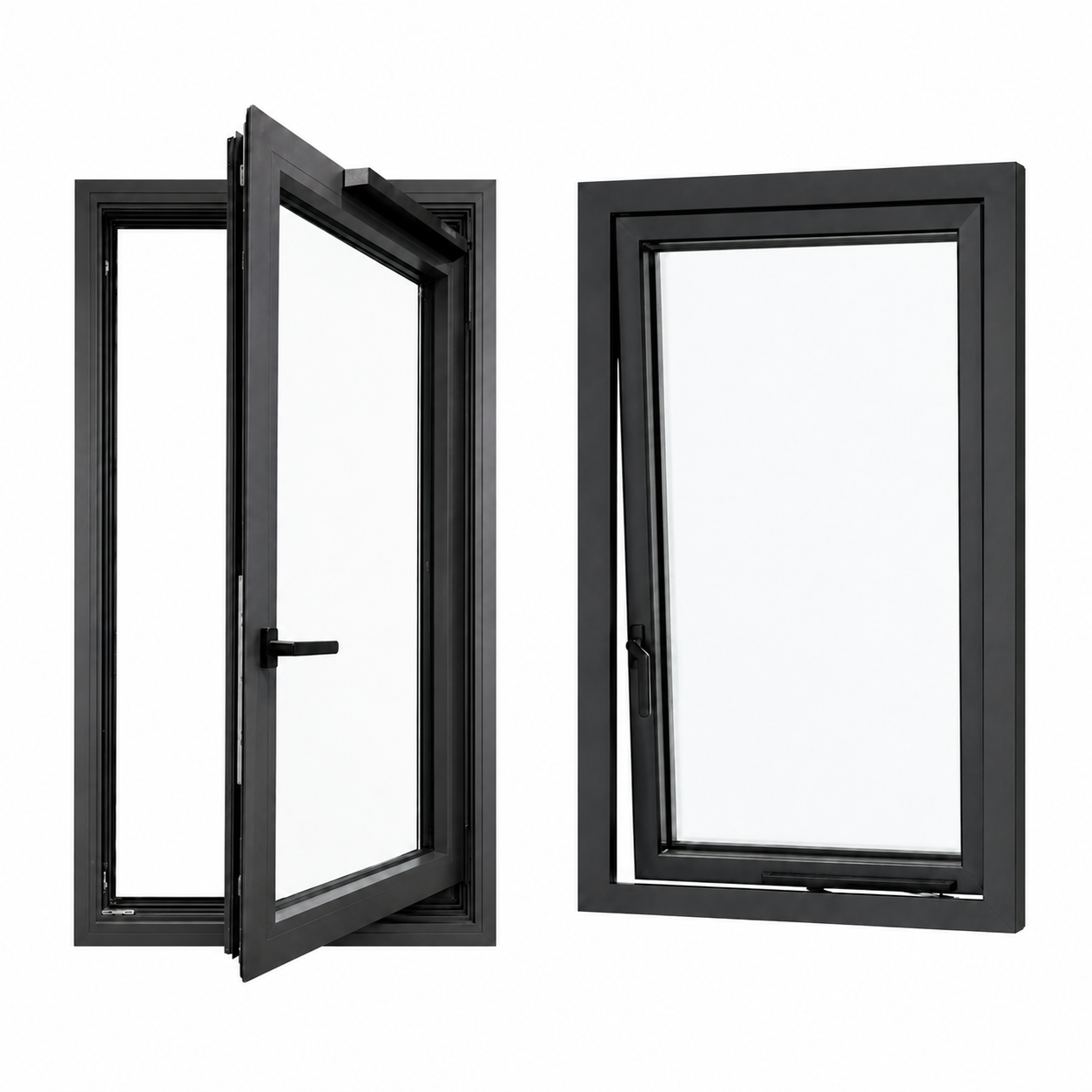85 Series Aluminum Bottom-Hung Ventilation Window