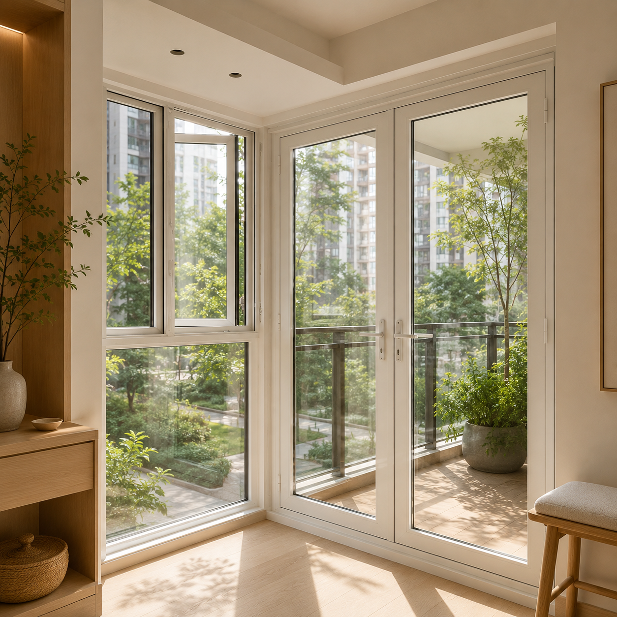 60 Series Steel-Reinforced uPVC Casement 