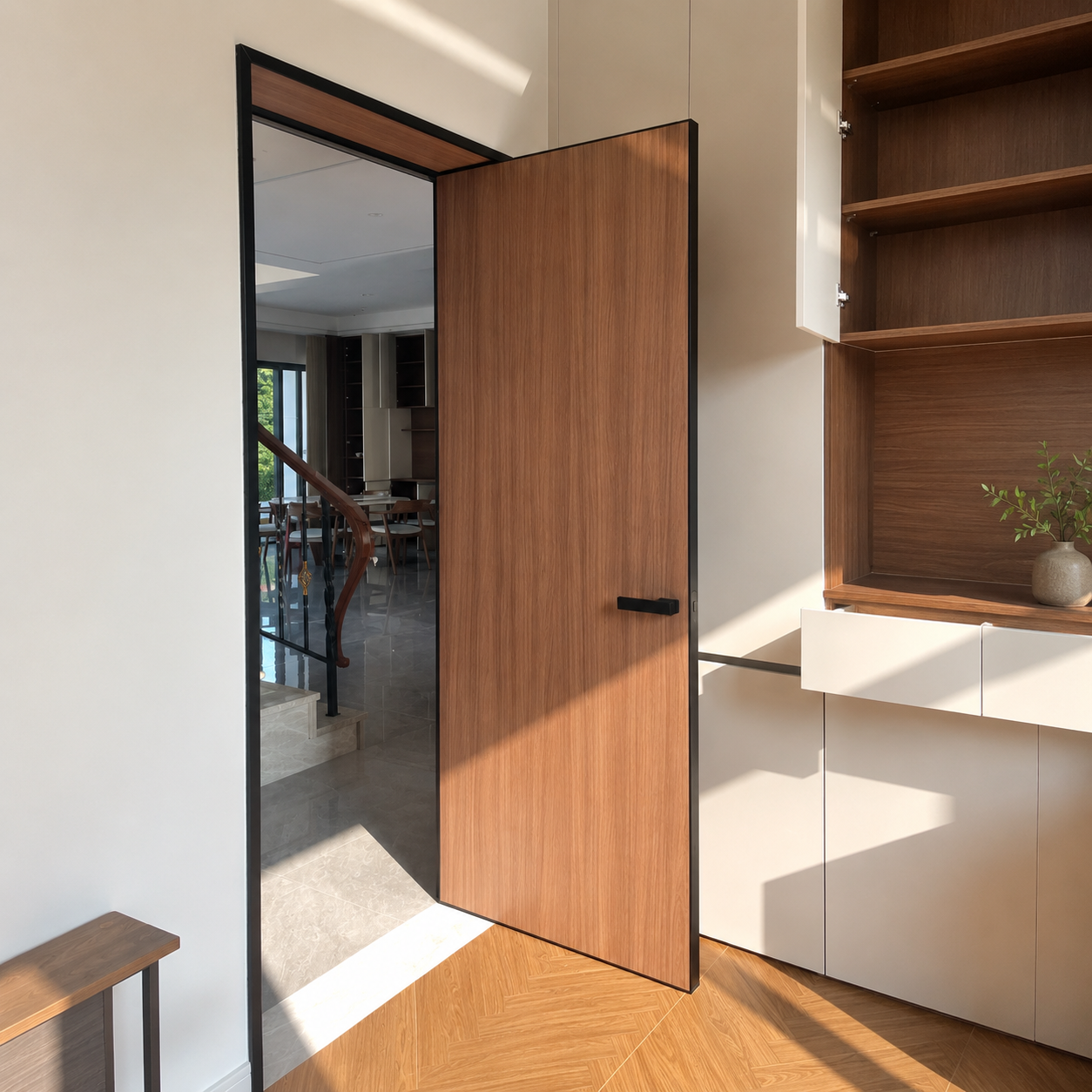 Aluminum Wood Interior Doors