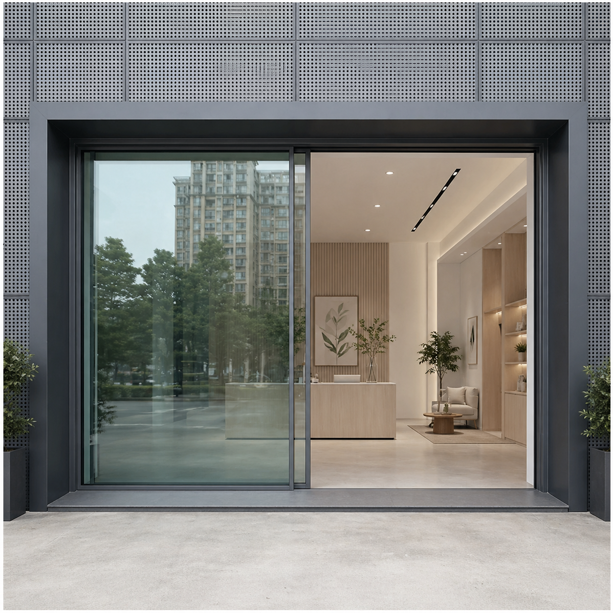 150 Series Panoramic Heavy-Duty Aluminum Sliding Door System