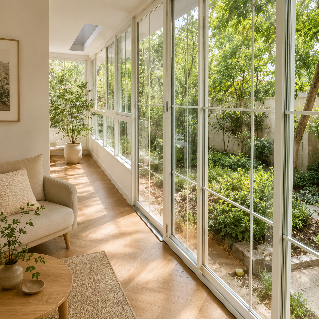 88 Series Steel-Reinforced uPVC Sliding Window