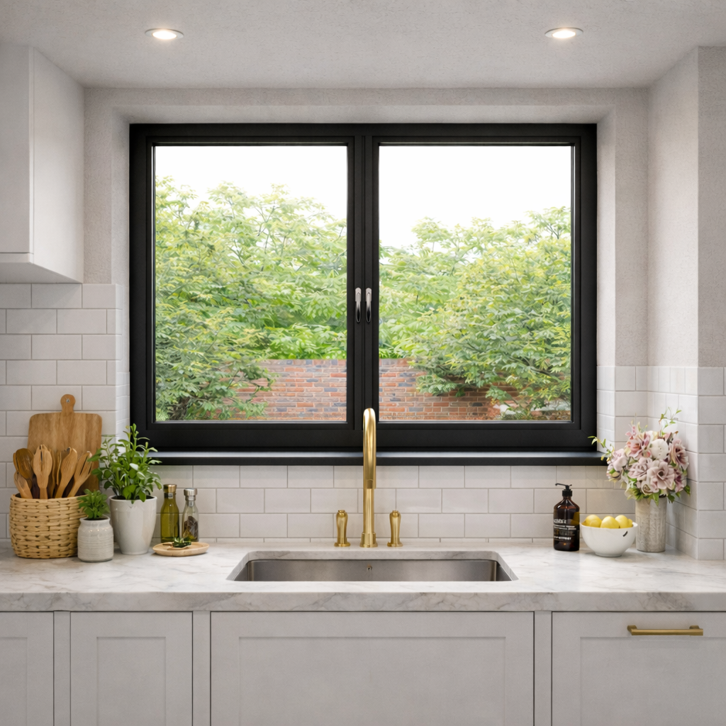 110 System High-Performance Thermal Break Aluminum Casement Window 